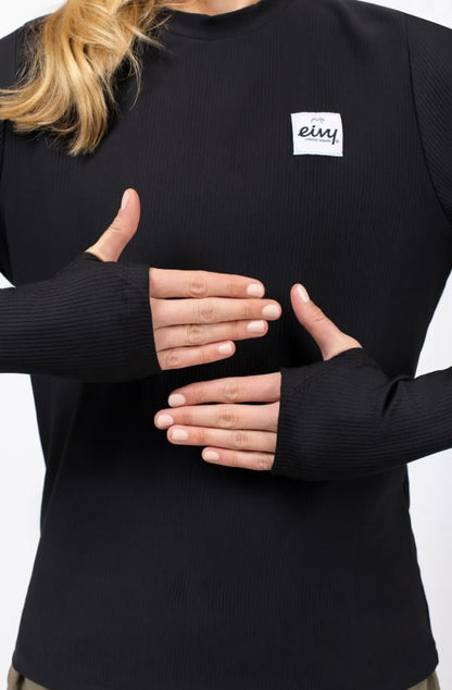 Eivy VERSA LOOSE FIT RIB TO Black hochwertigen Damen-Baselayer