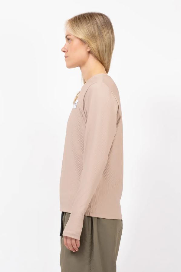 Eivy VERSA LOOSE FIT RIB TO Sand hochwertigen Damen-Baselayer