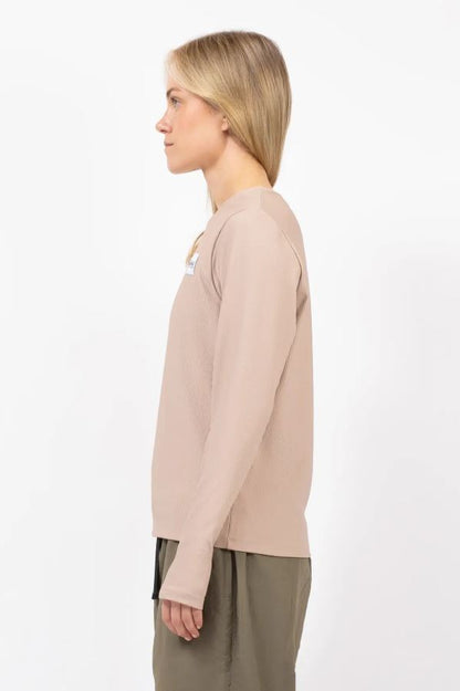 Eivy VERSA LOOSE FIT RIB TO Sand hochwertigen Damen-Baselayer