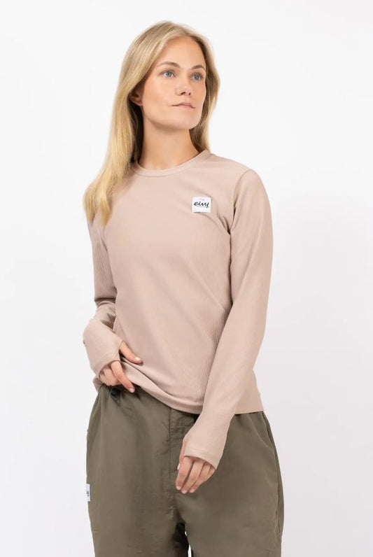 Eivy VERSA LOOSE FIT RIB TO Sand hochwertigen Damen-Baselayer