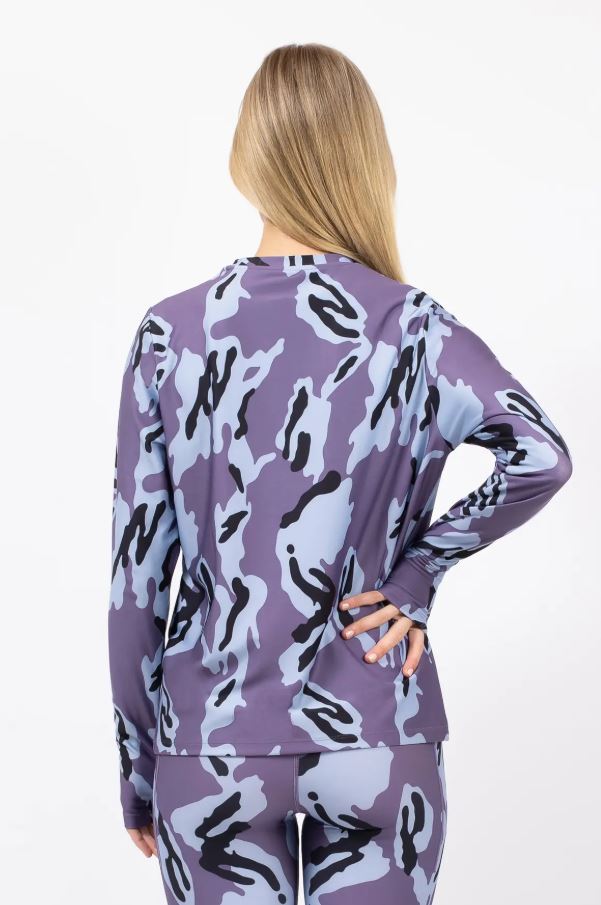 Eivy VERSA LOOSE FIT TOP Purple Stray hochwertigen Damen-Baselayer