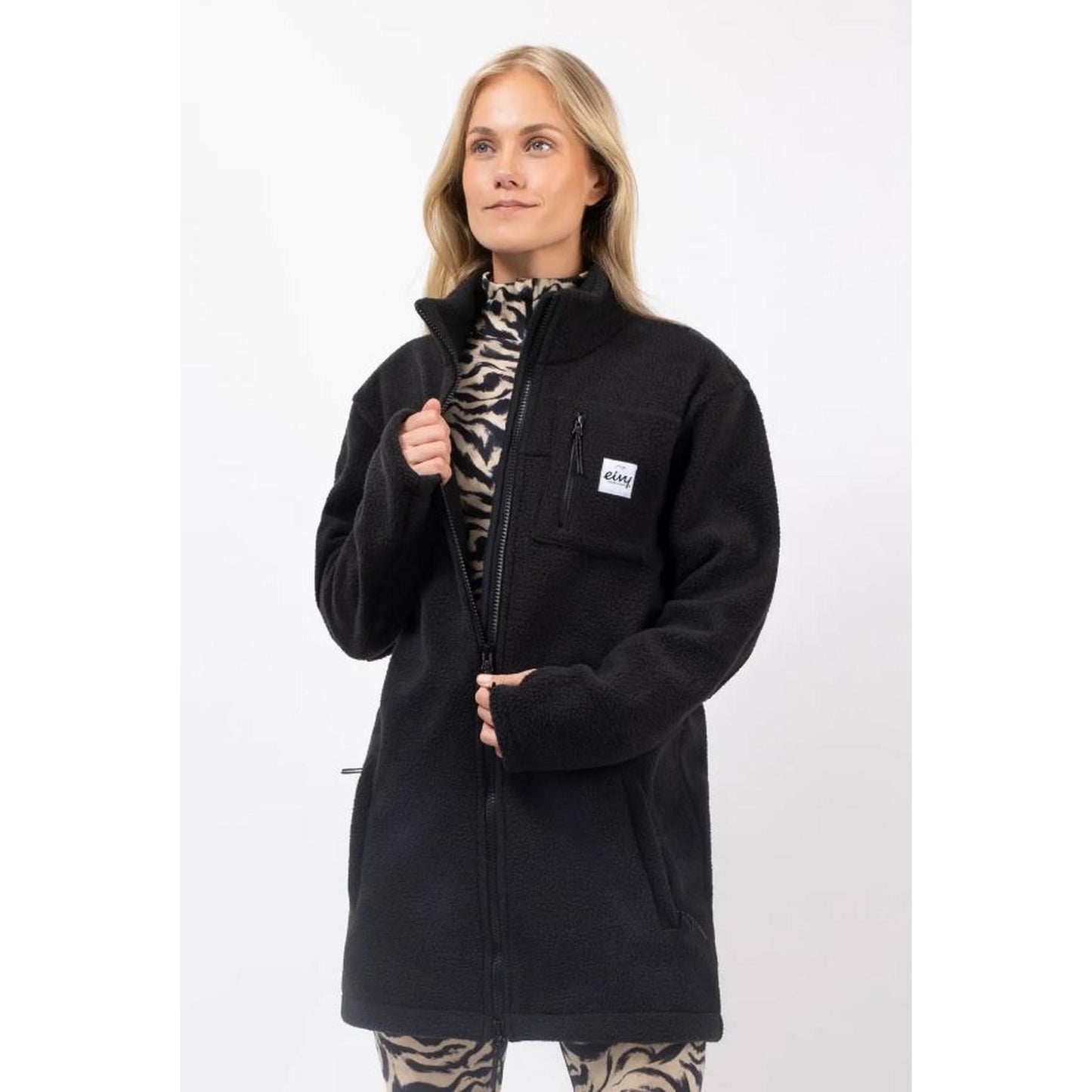 Eivy VERSA SHERPA COAT Fleecejacke Damen Jacke Black