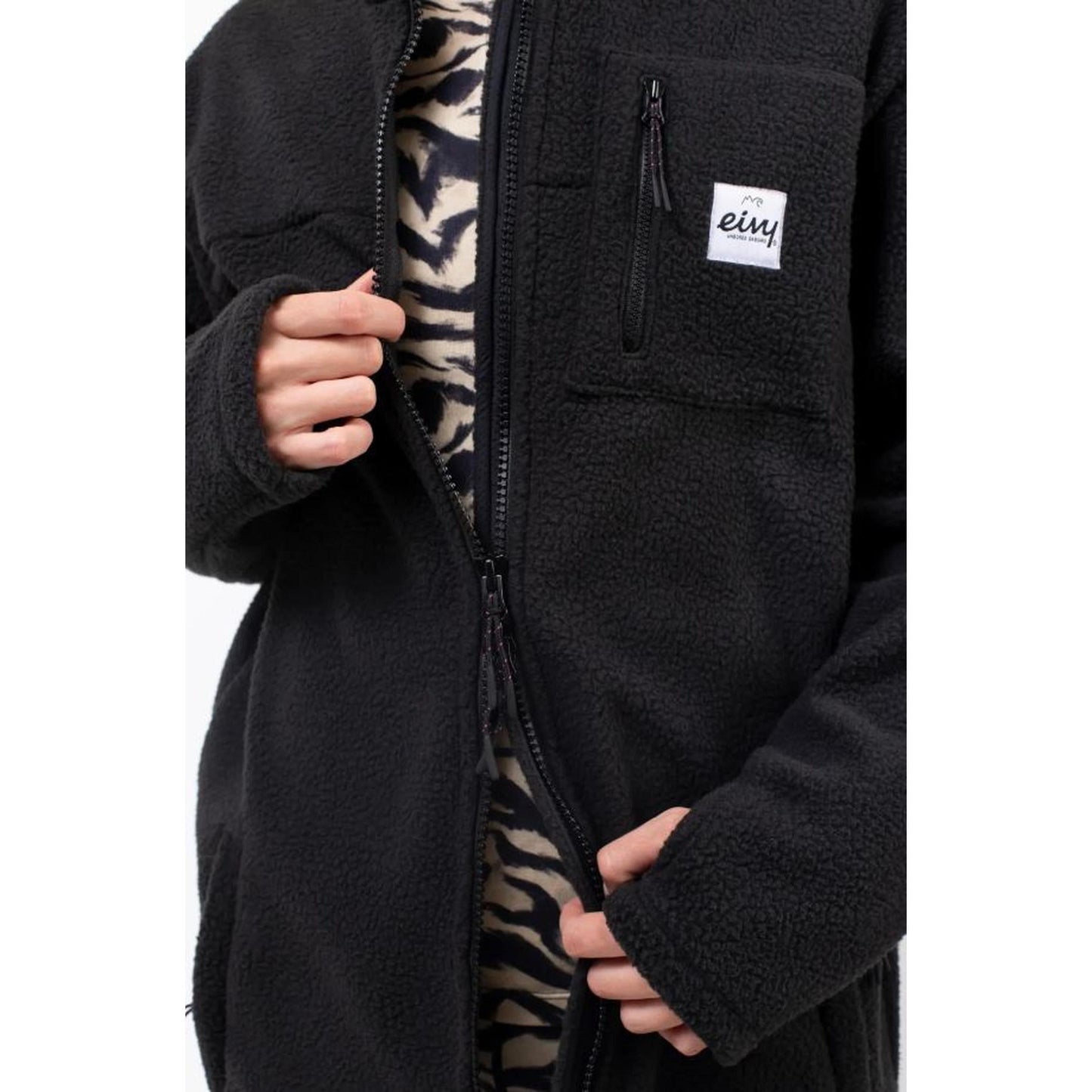 Eivy VERSA SHERPA COAT Fleecejacke Damen Jacke Black