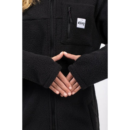 Eivy VERSA SHERPA COAT Fleecejacke Damen Jacke Black