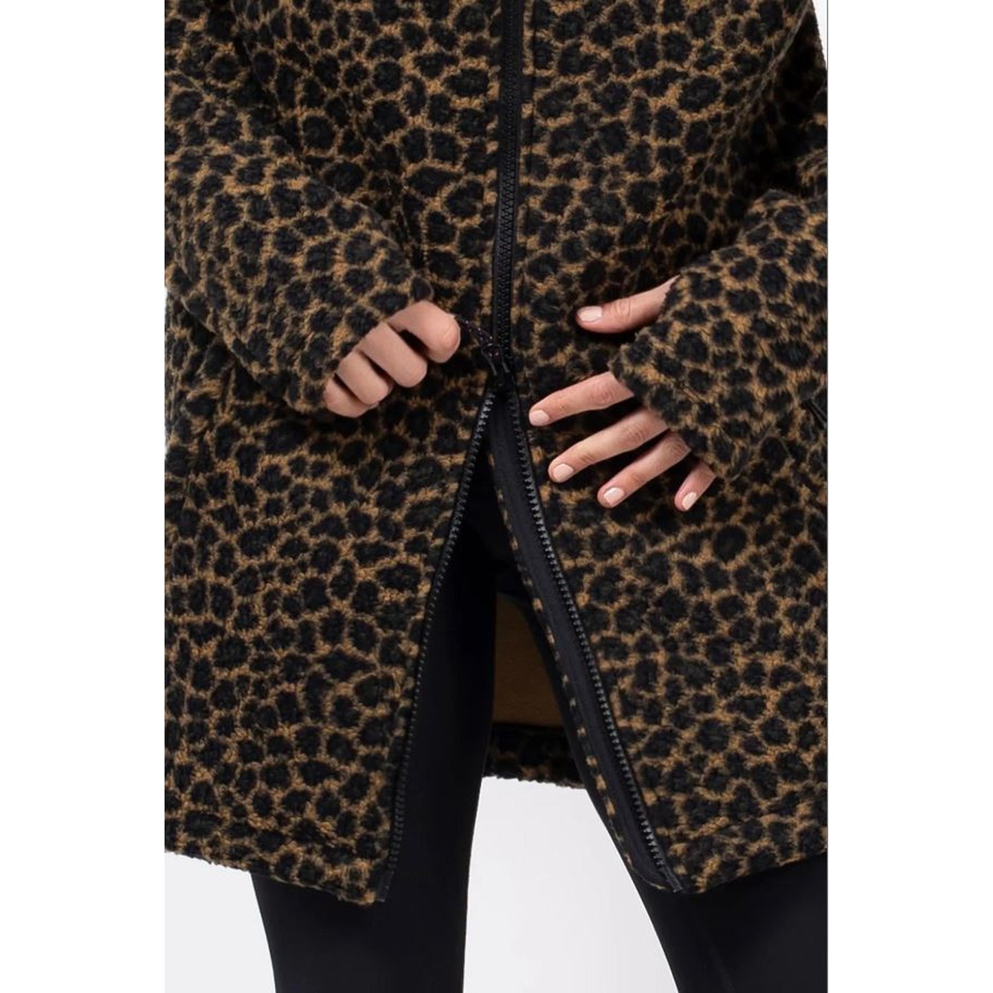 Eivy VERSA SHERPA COAT Fleecejacke Damen Jacke Leopard