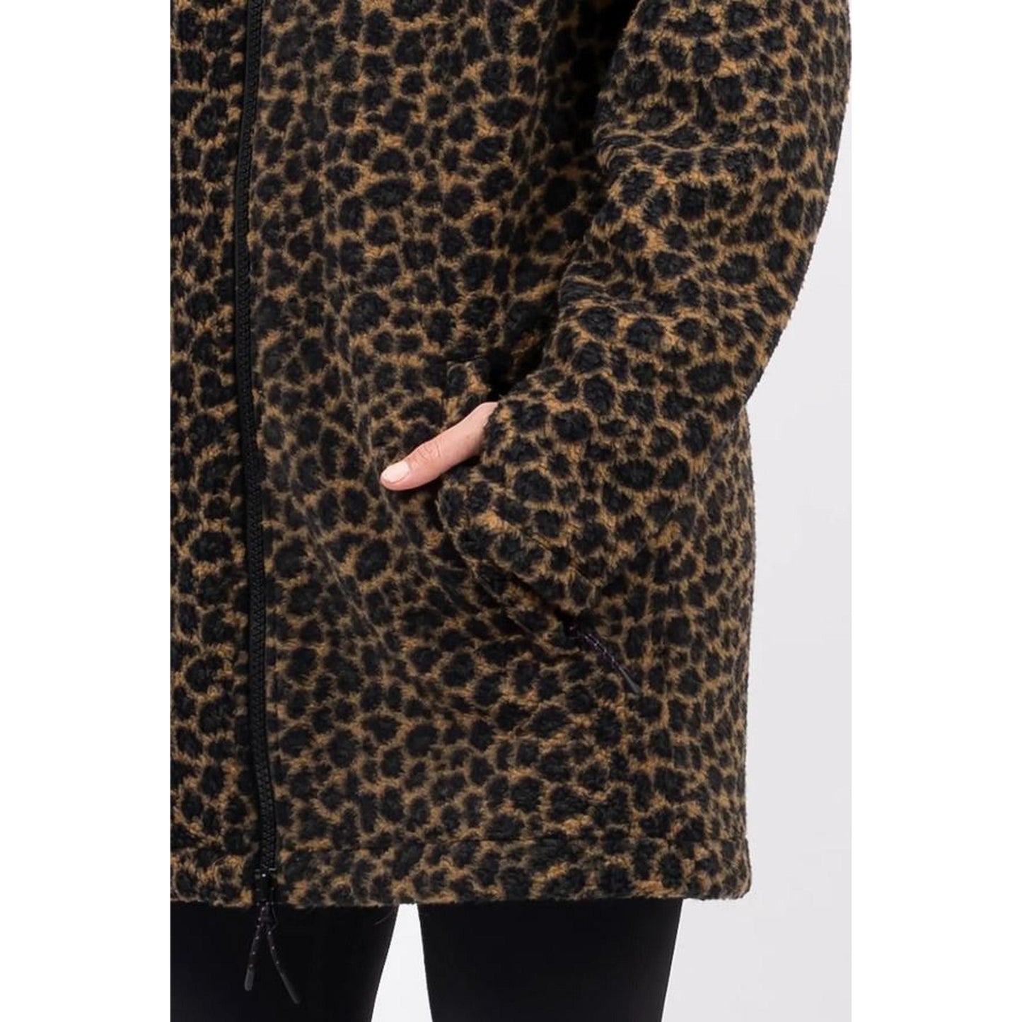 Eivy VERSA SHERPA COAT Fleecejacke Damen Jacke Leopard