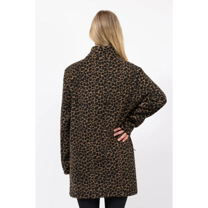 Eivy VERSA SHERPA COAT Fleecejacke Damen Jacke Leopard