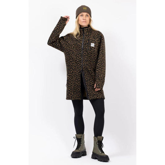 Eivy VERSA SHERPA COAT Fleecejacke Damen Jacke Leopard