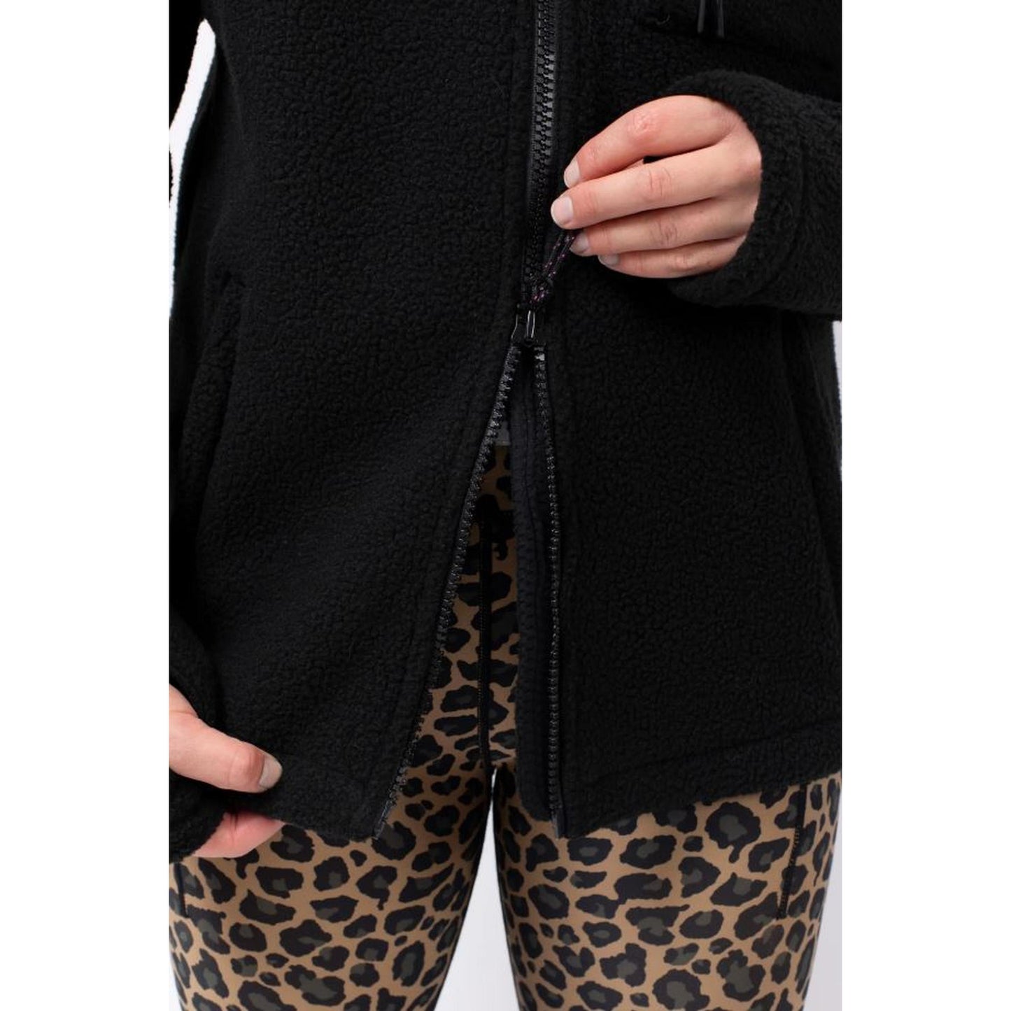 Eivy VERSA SHERPA JACKET Fleecejacke Damen Black
