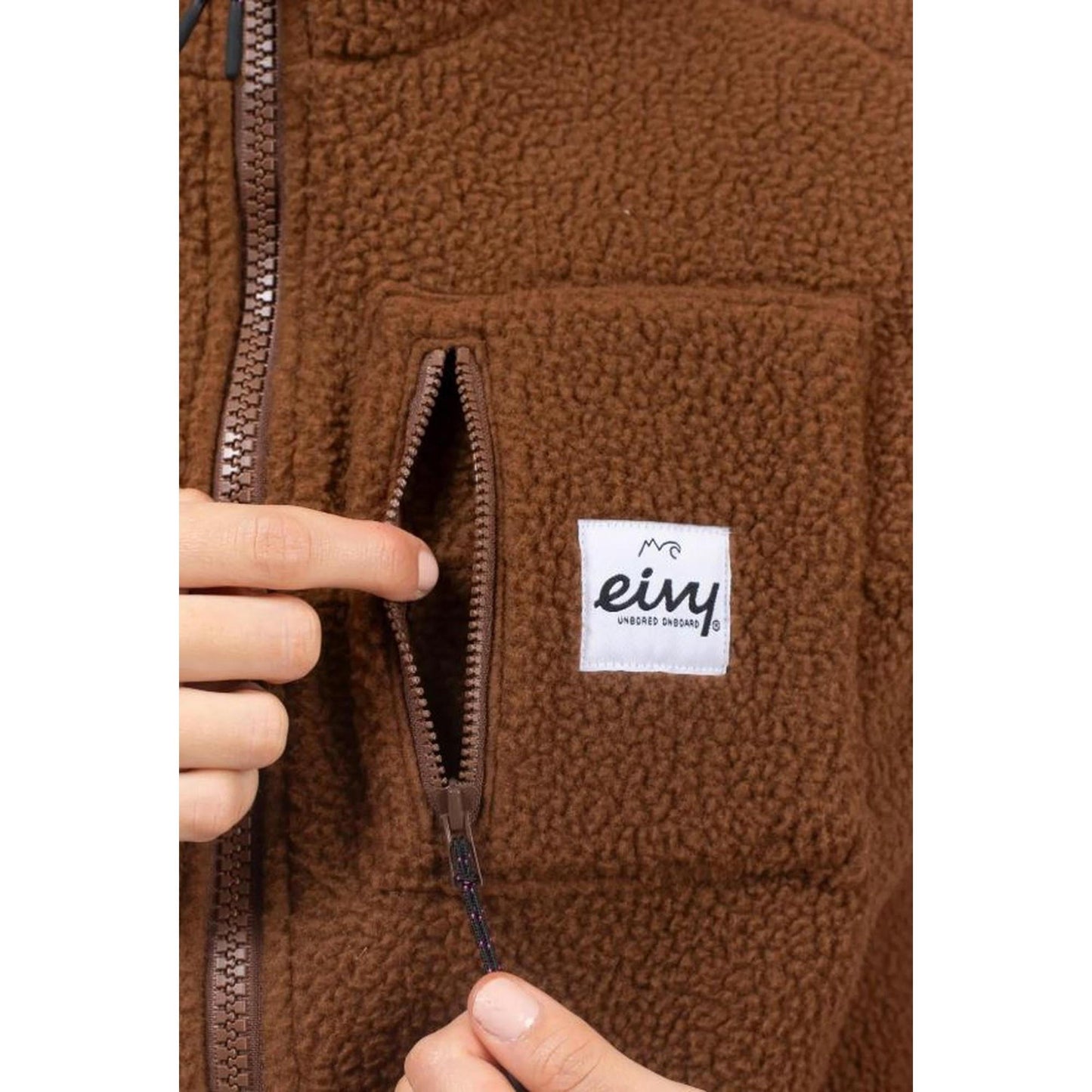 Eivy VERSA SHERPA JACKET Fleecejacke Damen Jacke Brown