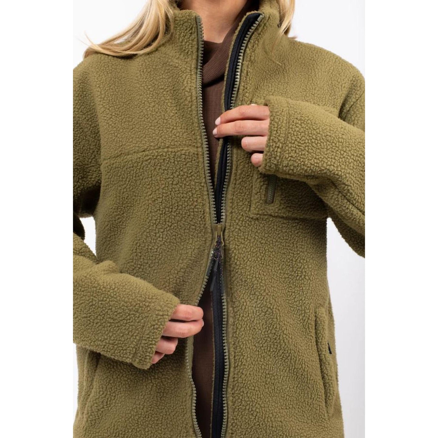 Eivy VERSA SHERPA JACKET Fleecejacke Damen Jacke Olive