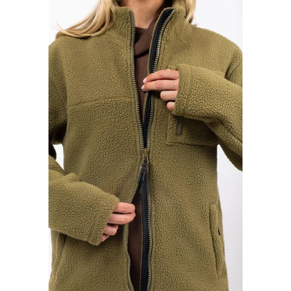 Eivy VERSA SHERPA JACKET Fleecejacke Damen Jacke Olive