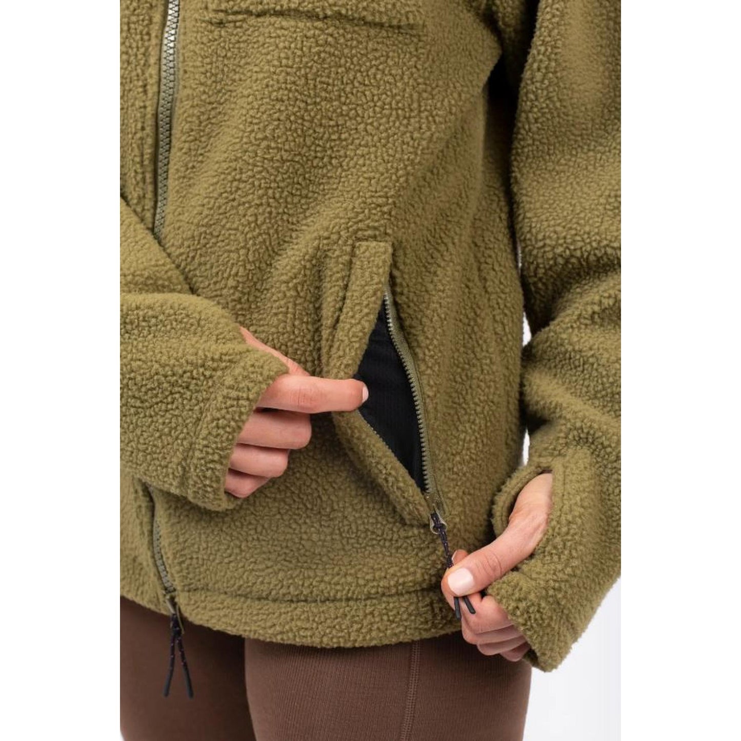 Eivy VERSA SHERPA JACKET Fleecejacke Damen Jacke Olive