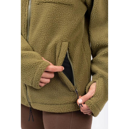 Eivy VERSA SHERPA JACKET Fleecejacke Damen Jacke Olive