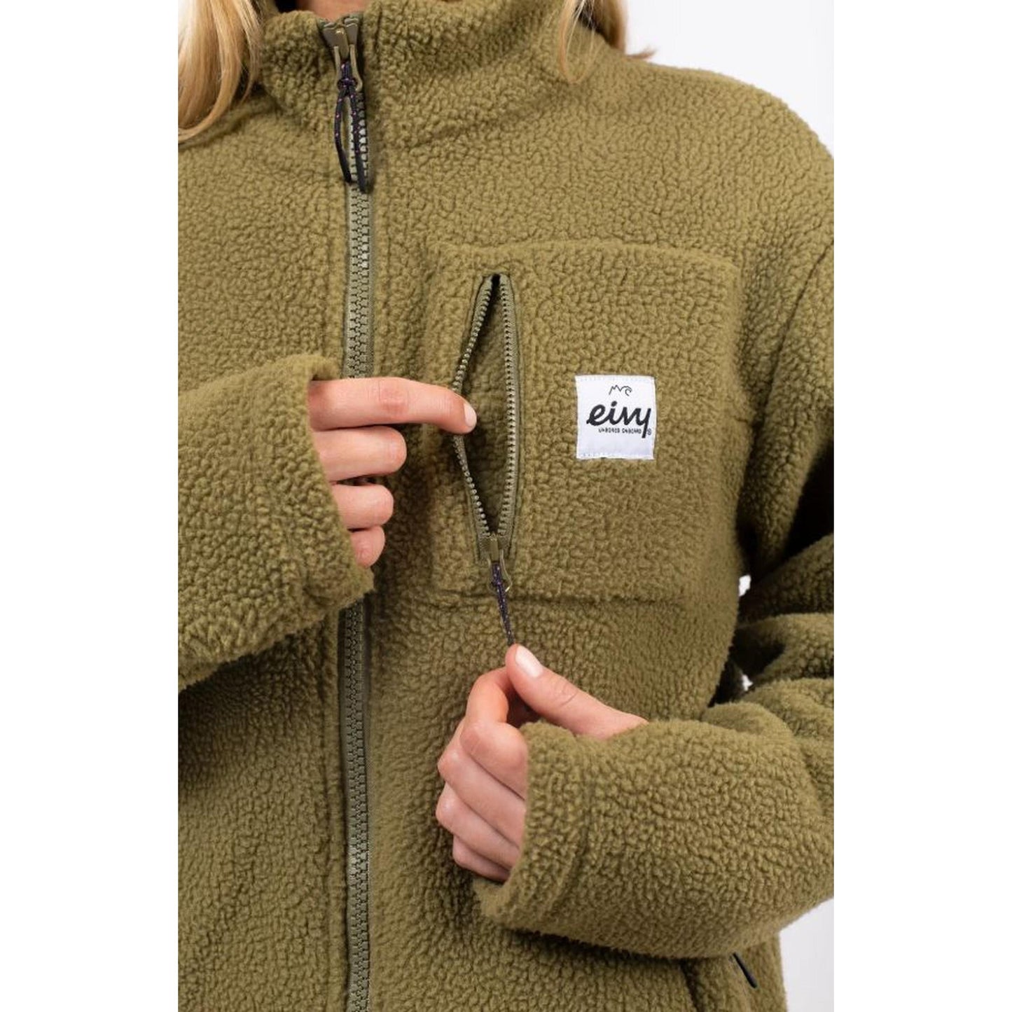 Eivy VERSA SHERPA JACKET Fleecejacke Damen Jacke Olive