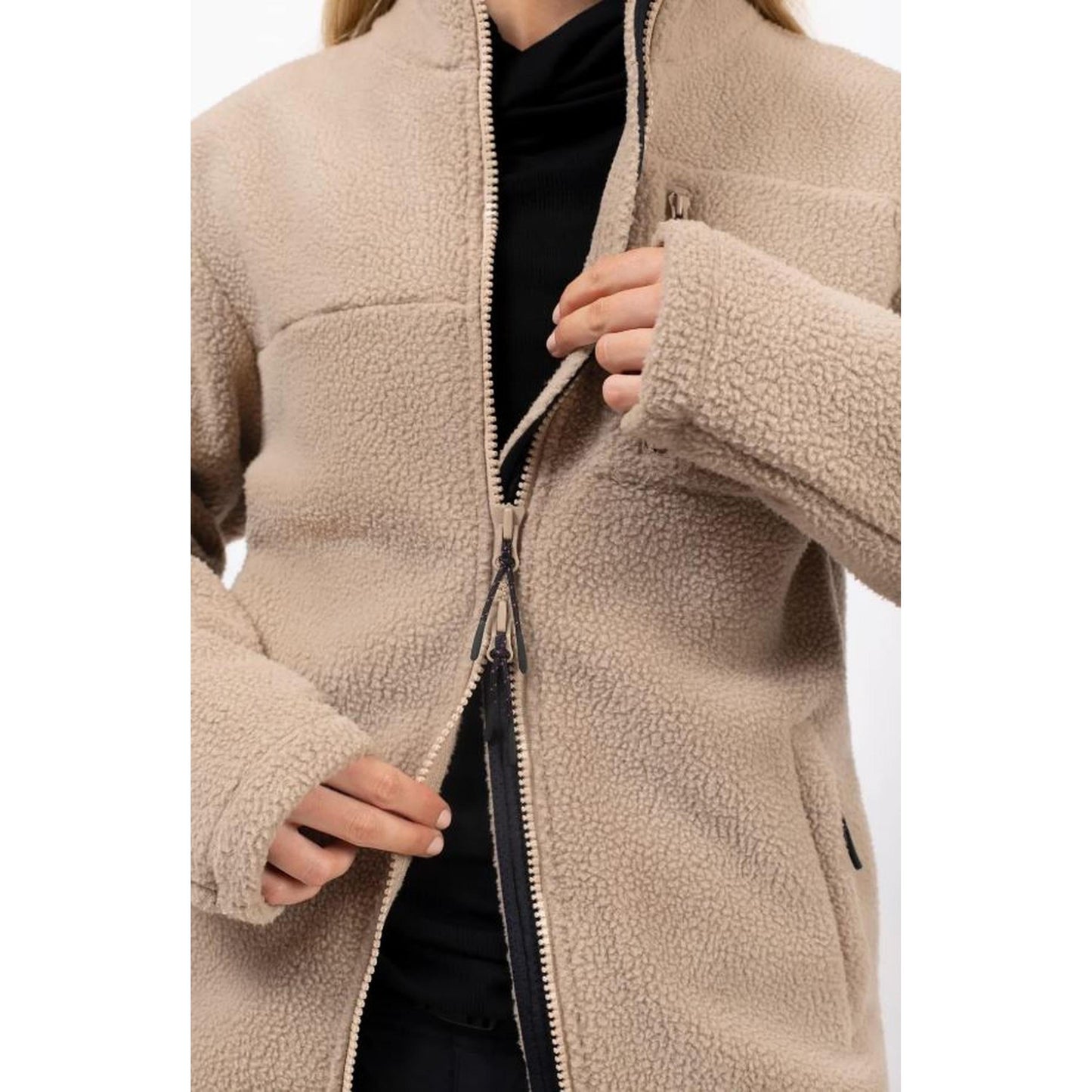 Eivy VERSA SHERPA JACKET Fleecejacke Damen Jacke Sand