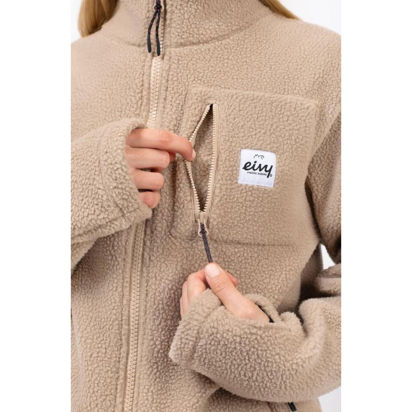 Eivy VERSA SHERPA JACKET Fleecejacke Damen Jacke Sand