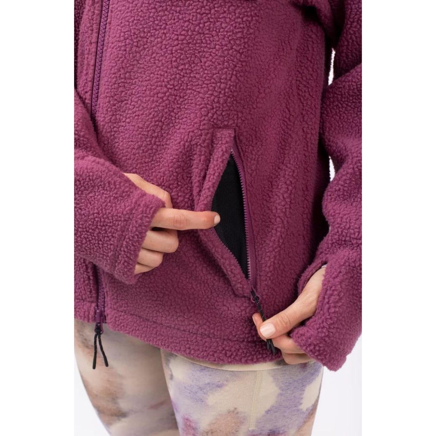 Eivy VERSA SHERPA JACKET Fleecejacke Damen Pinkgundy