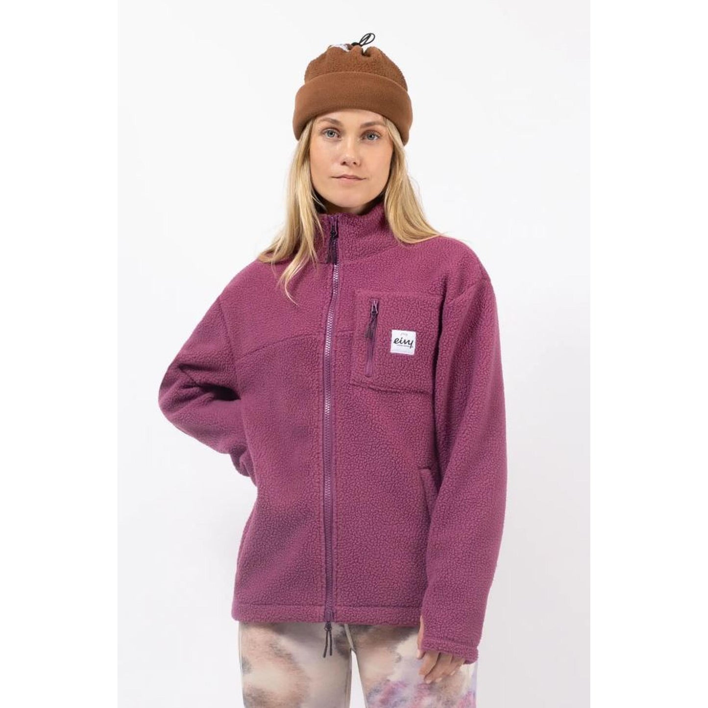 Eivy VERSA SHERPA JACKET Fleecejacke Damen Pinkgundy