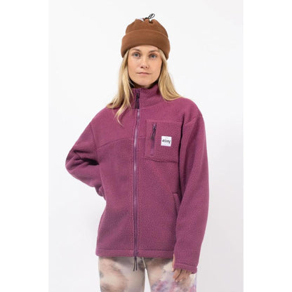 Eivy VERSA SHERPA JACKET Fleecejacke Damen Pinkgundy