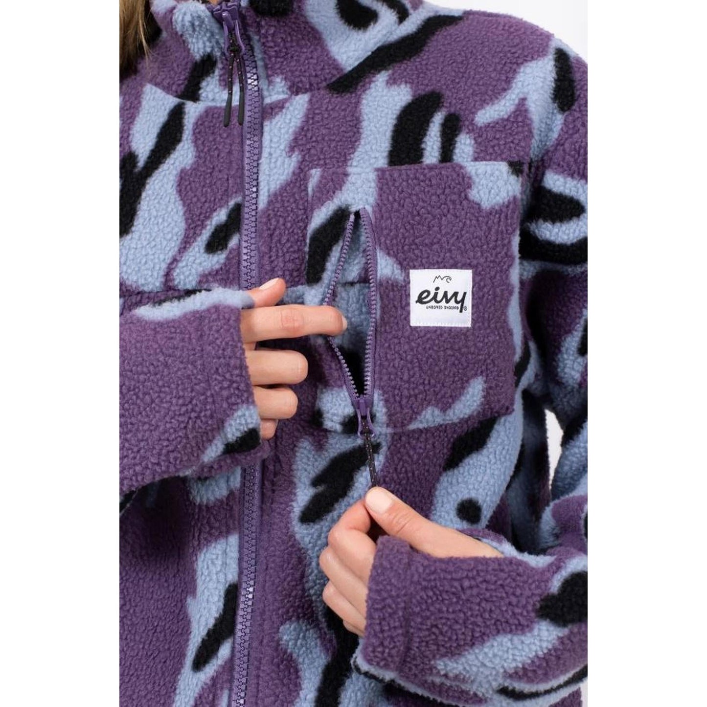 Eivy VERSA SHERPA JACKET Fleecejacke Damen Purple Stray