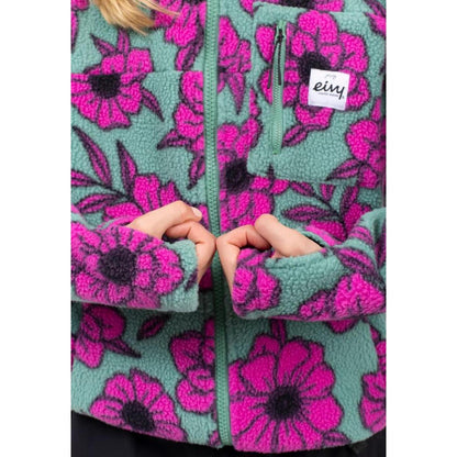 Eivy VERSA SHERPA JACKET Fleecejacke Damen Turquoise Flower