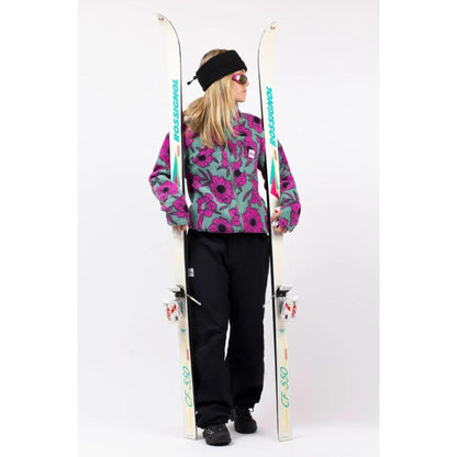 Eivy VERSA SHERPA JACKET Fleecejacke Damen Turquoise Flower