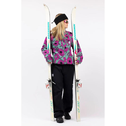 Eivy VERSA SHERPA JACKET Fleecejacke Damen Turquoise Flower