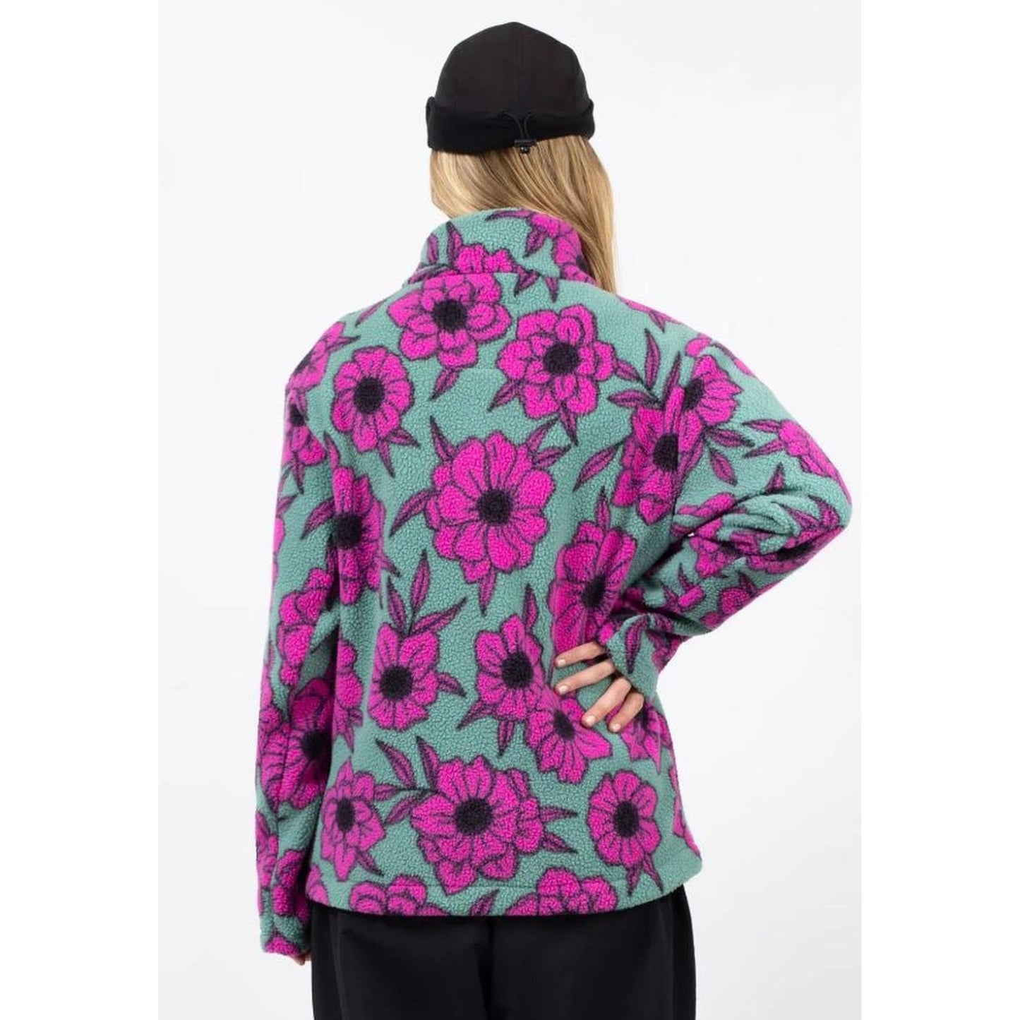 Eivy VERSA SHERPA JACKET Fleecejacke Damen Turquoise Flower