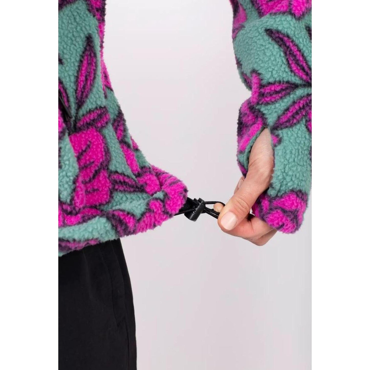 Eivy VERSA SHERPA JACKET Fleecejacke Damen Turquoise Flower