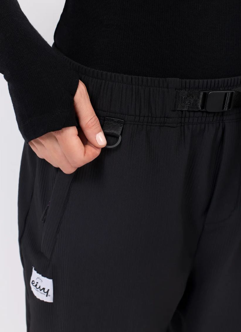 Eivy VERSA TRAVEL RIB PANTS Black Damen Hose Freizeit