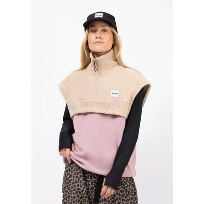Eivy BALL FLEECE VEST Damen Pullover / Weste Fleecepullover Sand Faded Woodrose