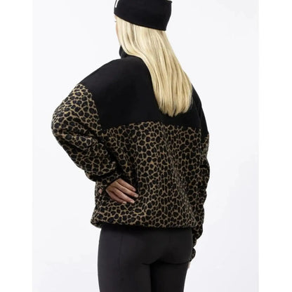 Eivy Ball Fleece Black/Leopard Fleecepullover Leopardenmuster-Nitrobags-Shop
