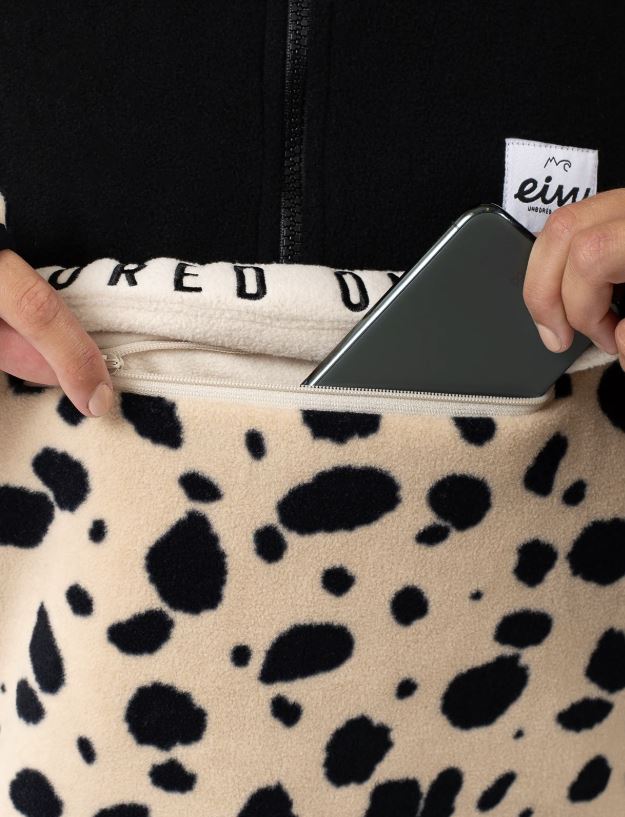 Eivy Ball Fleece Cheetah  Damen-Fleecepullover mit Oversized-Passform