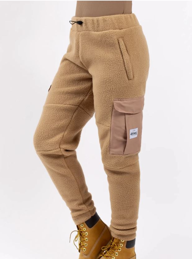 Eivy Cargo Sherpa Pants Faded Coffee Funktionshose Jogginghose