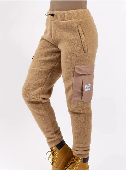 Eivy Cargo Sherpa Pants Faded Coffee Funktionshose Jogginghose