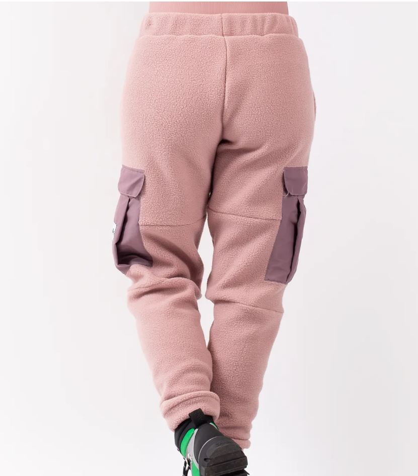Eivy Cargo Sherpa Pants Faded Woodrose Hose Damen