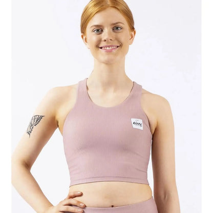 Eivy Cover Up Rib Top Faded Woodrose Sport Top
