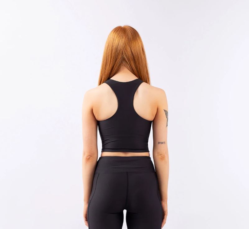 Eivy Cover Up Top Black Sport-Top für Women