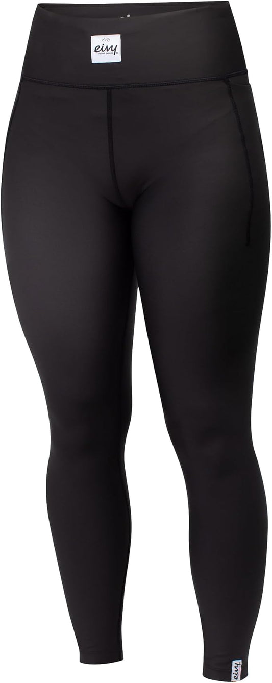 Eivy Pocket Tights Damen Funktionsunterwäsche Baselayer Leggings Schwarz