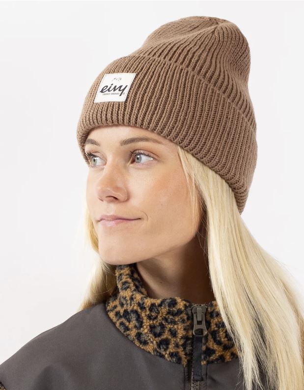 Eivy Easter Rib Wool Beanie Faded Coffee