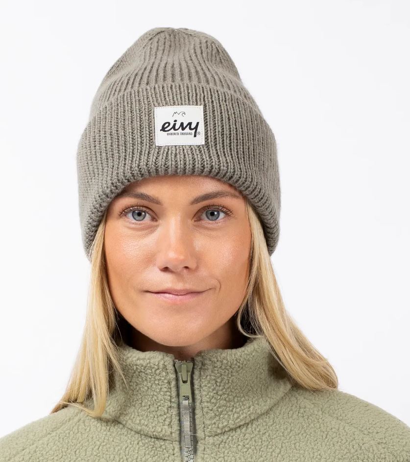 Eivy Easter Rib Wool Beanie Faded Oak