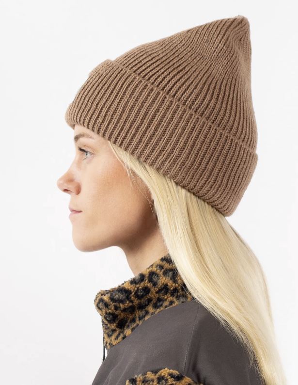 Eivy Easter Rib Wool Beanie Faded Coffee