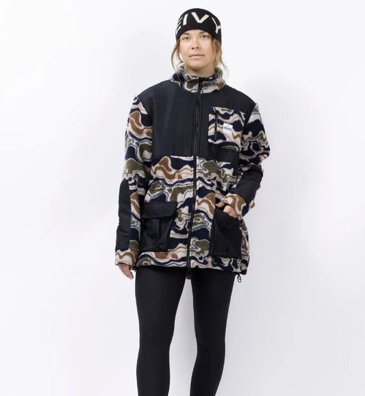 Eivy Field Sherpa Jacket Curve Camo Camouflage Damen Jacke