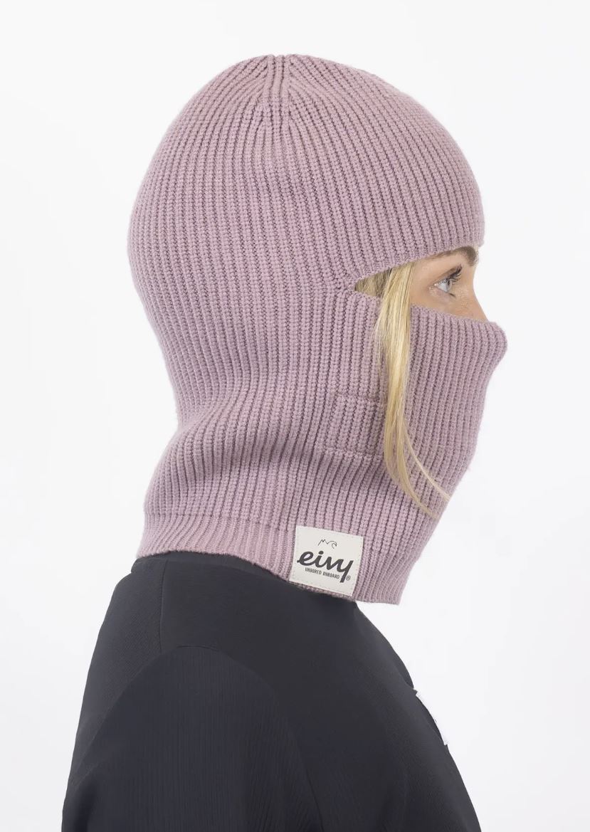 Eivy Foldable Knit Balaclava Beanie - Faded Woodrose Mütze Sturmhaube