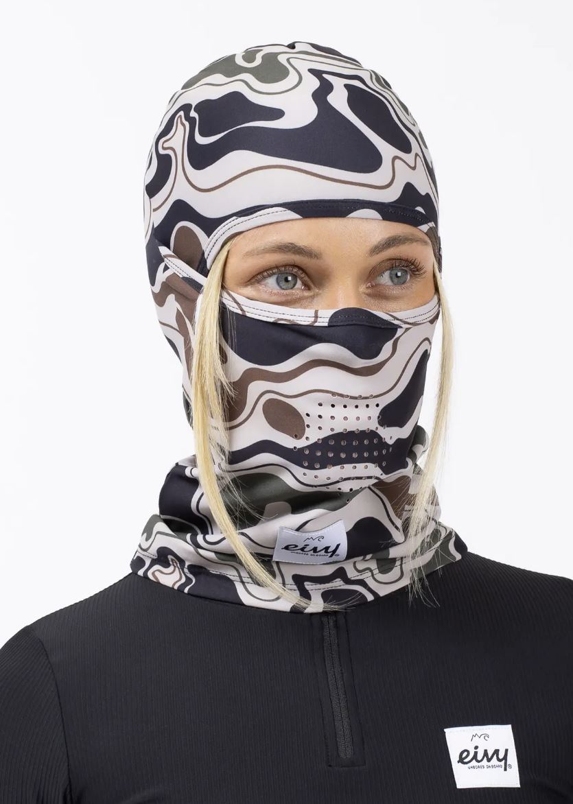 Eivy Hinge Balaclava Curve Camo Damen Sturmhaube Helmunterzieher