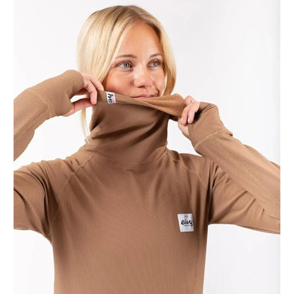 Eivy Icecold Gaiter Rib Top Faded Coffee