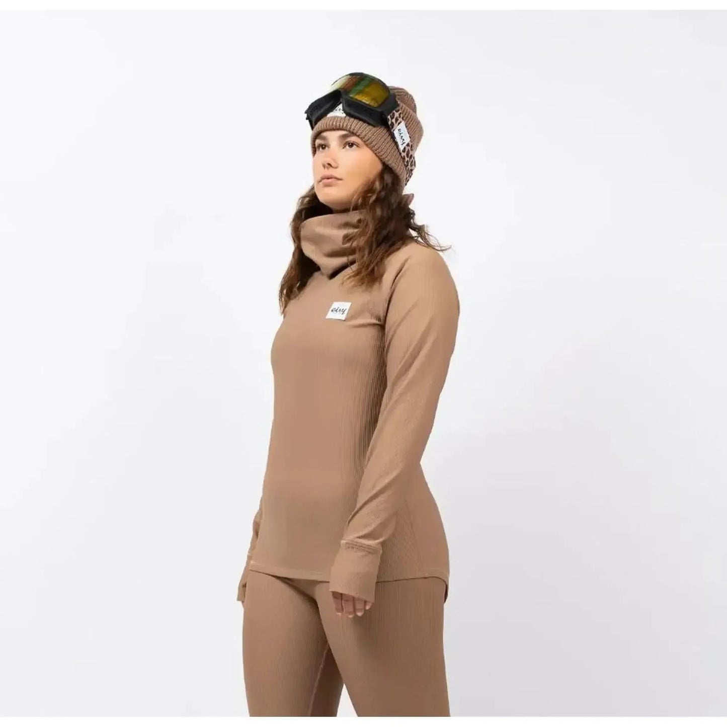 Eivy Icecold Gaiter Rib Top Faded Coffee