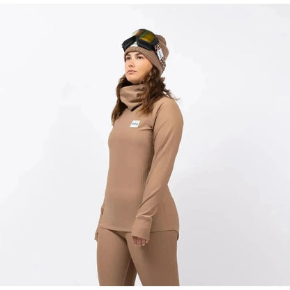 Eivy Icecold Gaiter Rib Top Faded Coffee