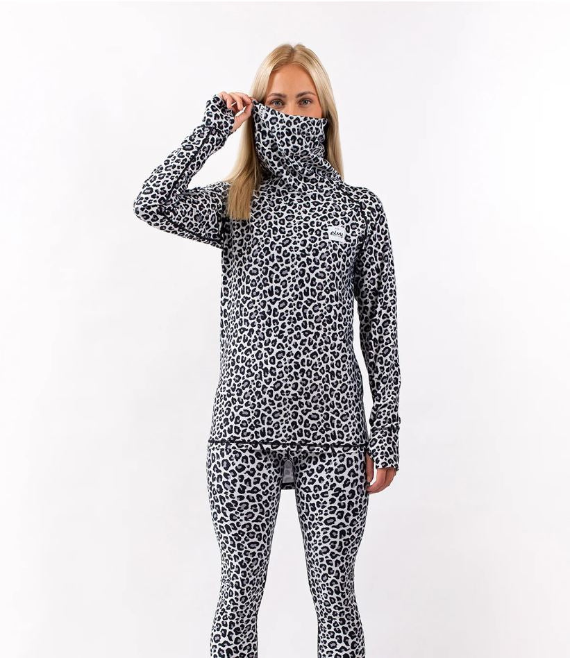 Eivy Icecold Gaiter Top Snow Leopard Damen-Funktionsshirt